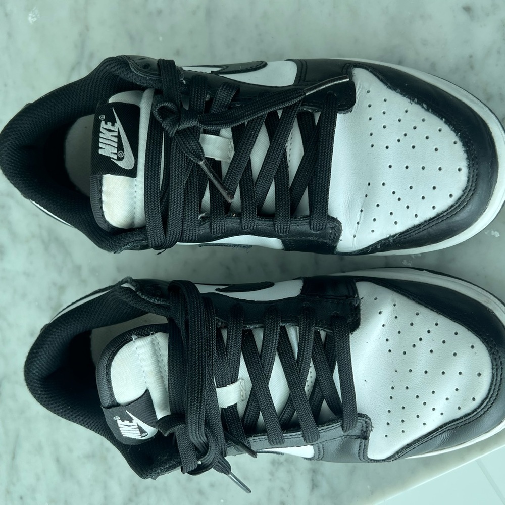 Air Jordans - 6.5 women’s! Black and white :) great condition